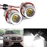 45W Leistung pro Birne (insgesamt 90W). 7000K Xenon weißes Farblicht, helfen, den stumpfen gelben Blick für einen Mode-zusammenpassenden Blick loszuwerden. 360 Grad breit strahlendes Licht, dessen Helligkeit in jedem Winkel angezeigt werden kann.