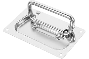 ZAMXHUG Gabinetto Maniglia Nascosta - 1 Pezzi Maniglia Multiuso,per Barche in Acciaio Inox Maniglia a Tirante ad Anello Schiudere Armadietto Gabinetto Maniglia Nascosta