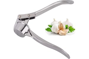 SPLINKTECH Stainless Steeel Heavy Duty Home Kitchen Garlic Press Crusher Squeezer Presser Masher Mincer Hand Tool For Professional Restaurant Hotel Home Kitchen Helper Masher Slicer