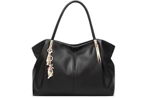 Pahajim Borsa Tracolla Donna Grande Borse Tote Pu Pelle Borsa a Mano Elegante Impermeabile per Shopping, Lavoro, Viaggi, Scuola