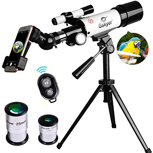 Gskyer Telescope, 60mm AZ Refractor Telescope, German Technology Travel Scope