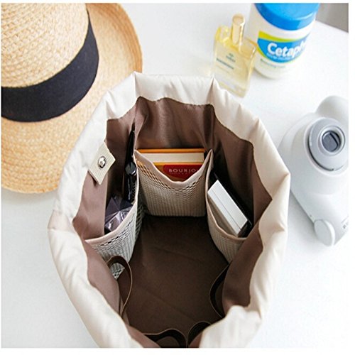 Hoomall Multi Taschen Geräumige Kosmetikbeutel Reisen Camping Kultur Organizer Wäsche Beutel Kulturtasche - 4