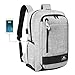 Produktbild Laptop Rucksack für Männer Frauen mit USB-Ladeanschluss Leichtes Arbeiten Reisen 15 15,6 Zoll Laptop-Computer Rucksack Schultasche Grau