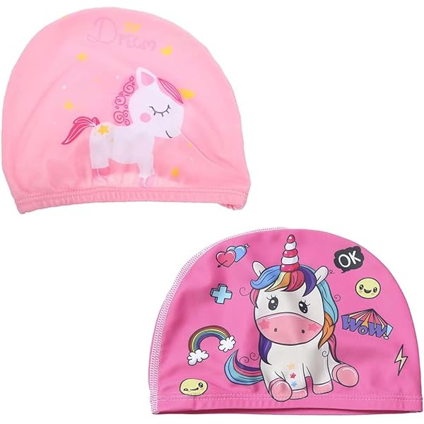 Cuffie Da Nuoto Per Bambini SURALIN - Confezione Da 2 Con Design Unicorno E Sirena