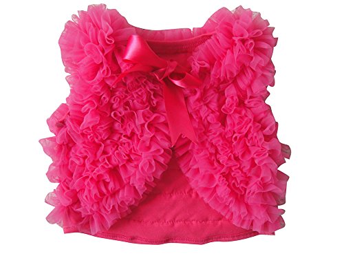 Pinkyee Baby Girl's Chiffon Vest Rose