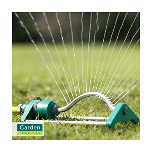 Preisvergleich Produktbild Garten Bügelregner Rasensprenger Viereckregner Regner Gartenbewässerung, 18-Loch