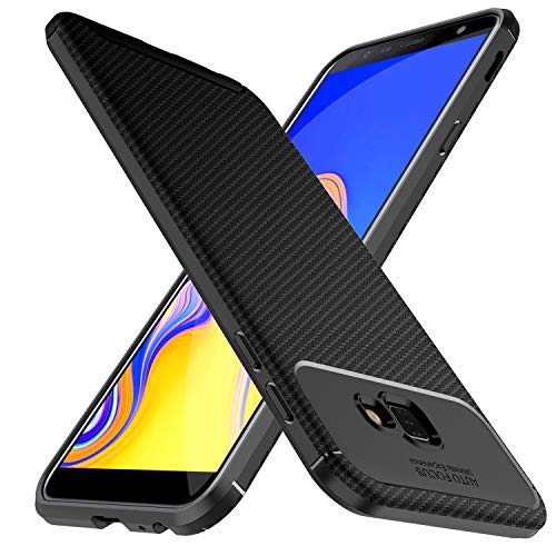 iBetter Samsung Galaxy J4+ Funda Suave y Duradera, Funda de TPU. Funda para Smartphone Samsung Galaxy J4 Plus 2018.Negro