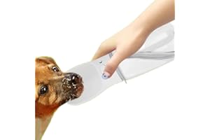 YOUTHINK Przenośna butelka na wodę dla psów, szczelny przenośny dozownik wody dla szczeniaków, butelka na wodę dla zwierząt domowych, spacery na świeżym powietrzu, wędrówki, podróże