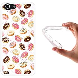 WoowCase Funda ZTE Blade A506, [ZTE Blade A506 ] Funda Silicona Gel Flexible Donuts, Carcasa Case TPU Silicona - Transparente