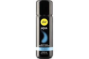 pjur AQUA - Vattenbaserad premium-glidgel - utmärkta glidegenskaper, fuktgivande utan att klibba - även för sexleksaker (500m