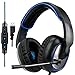 Produktbild Sades R7 USB Kopfhörer Gaming Headset unterstützt Virtual 7.1-Kanal mit Ausziehbares Mikrofon EQ Bass Boost Button für Laptop PC MAC