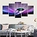 Produktbild Meaosy Wandkunst Hd Druckt Bild Home Decoration Star Trek 5 Stücke Film Leinwand Malerei Für Wohnzimmer Modularen Bilder Kunstwerk Poster-30X40/60/80Cm