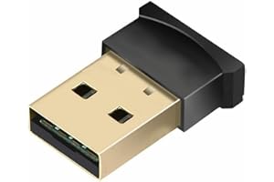 氷面鏡 USB Bluetooth Adapter Wireless Dongle V4.0 CSR for Laptop Bluetooth Headphones Headset Speakers Keyboard Mouse Printer Windows 10/8.1/8/7, black (UWA-2)