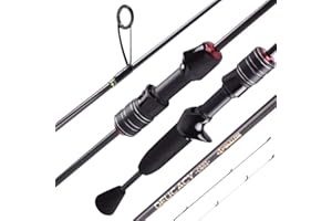 Mavllos Delicacy 1.8m 0.6-8g UL Angelrute Baitcast Spinnrute Ultraleichte Kohlefaser Hohl + Solide 2 Spitzen