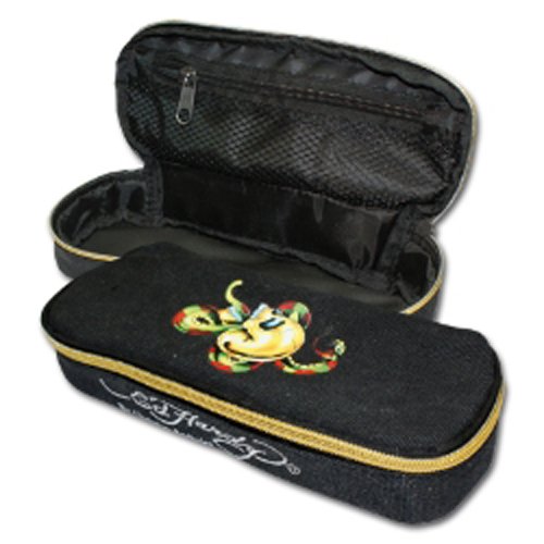 Preisvergleich Produktbild Ed Hardy Stiftetasche rechteck Schwarz