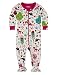 Hatley Baby-Girls Infant Footed Coverall -Mystical Forest Footies, Multicoloured (White), 12-18 Months (Manufacturer Size:12-18)