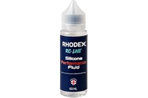 RHODEX LUBRICANTS Rhodex RC Line Silicone Shock Fluid 1000 cSt – 60 ml | Heavy Damping for 1/10–1/8 RC | Heat-Stable, Seal-Safe, Consistent Control
