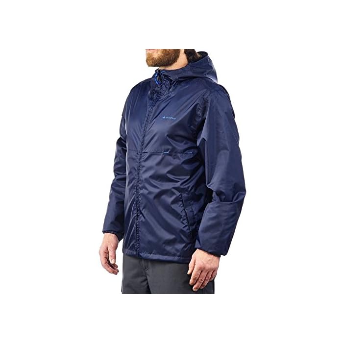 Buy Quechua 8382418 Men's Country Walking Rain Coat Nh100 Rain Cut