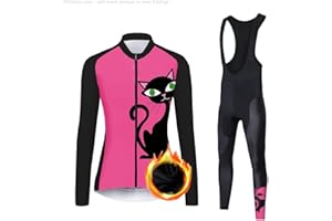 UGLY FROG Invernale Completo Abbigliamento Ciclismo Bici Pile Maglia Tuta Bicicletta +Pantaloni Imbottiti con 3D Gel Pad Traspirante Sportivo