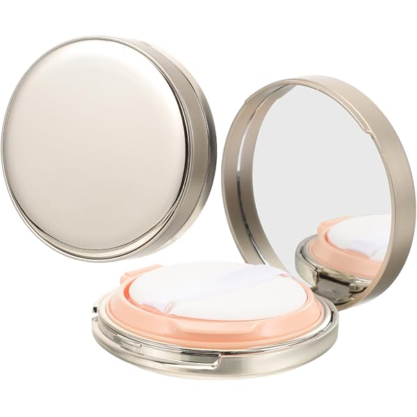 3 G Leere Puderdose Mit Quaste – Wiederverwendbarer Make-up-Behälter Zum Selberbefüllen