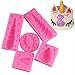 Price comparison product image EuBaiFeng 5Pcs/1Set Random Color Eyebrows,Ears, Horn Shape Pattern Cake Decoration Non-Stick Silicone Mold Baby Birthday Party 3D Unicorn Cake Chocolate Sugar Fondant DIY Craft Decoration Tools