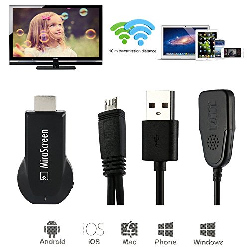 Wireless HDMI Dongle, Mini drahtlose HDMI WLAN Dongle Empfänger Adapter 1080P Anzeige Airplay Miracast DLNA WiFi TV Display Receiver Empfänger HDMI Media Cast Funktion für Android IOS Smart Phones iphone ipad usw - 8
