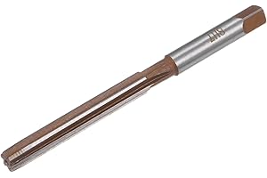 QUARKZMAN Handreibahle 8mm H7 Viereckiger Griff Metrische Reibahle Bohrer, Klingenlänge 55mm gerade Nuten 9SiCr Legierter Stahl Schneidwerkzeug für Metall HolzLoch Reiben