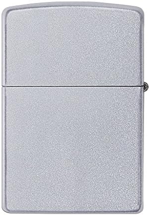 Engraved Satin Chrome Zippo Lighter personalised and perfect for Gifts for Men and Gifts for Her, for Birthday Gifts, for Christmas Gifts, for Fathers Day Gifts and for Best Man and Father of Bride