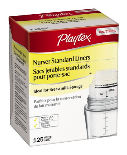 Playtex 8oz Pre-Sterilised Soft Bottle Liners - 125ct