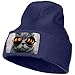Produktbild Unisex Cat Glasses Total Solar Eclipse Winter Knit Beanie Hat Skull Cap
