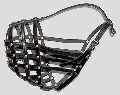 Light-leather-Dog-Muzzle-for-Dogue-de-Bordeaux-and-Bullmastiff-and-Other