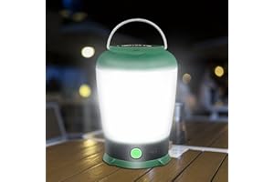 LETOUR Luce di ricerca dimmerabile Lampada da campeggio ricaricabile USB 6 modalità Luce da lavoro Luce per tenda da esterno impermeabile per escursionismo, emergenza, interruzione di corrente