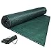 Produktbild EUGAD Zaunblende Schattiernetz Sichtschutz Windschutz Staubschutz Sonnenschutz Garten Gewebe Netz mit Kabelbinder,grün, 1,5x20m (GZZ1182m4)