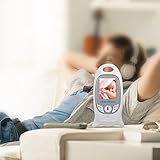 COSANSYS Wireless Video baby Monitor 2 Zoll LCD 2.4GHz Digital Baby Überwachung Digitalkamera mit Temperatursensor Schlaflieder Nachtsicht Gegensprechfunktion EU Plug - 5