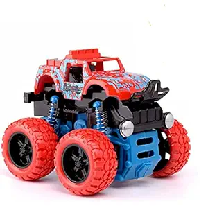 KRABERS Monster Truck Toys for Kids Friction Powered Monster Truck Car Toy for Baby Push & Go Toys 4wd Monster Truck Pop It Fidget Combo Set for Boys & Girls (Monster Truck, 1)