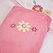 Suncrest Beyond the Meadow Girls Cotbed/Toddler Bed Blanket (Extra large 160 x 120cm, Pink)