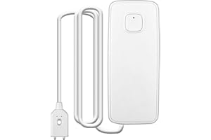 WANGCL Sensore d'acqua intelligente WiFi Rilevatore di perdite d'acqua compatibile con Tuya Smart Life Google Assistant Amazon Alexa