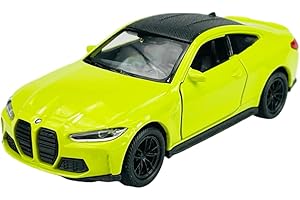 DROMADER Welly B-M-W M4 G82 Grun ca 1/34-1/39 - Modelo de metal para coche