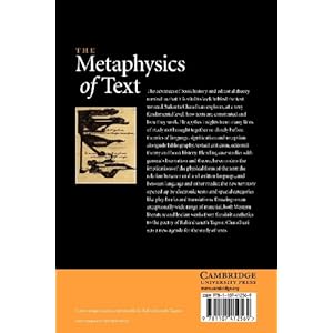 The Metaphysics of Text