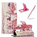 Produktbild LG K7/K8 Handyhülle Brieftasche Lederhülle Case,Bookstyle Magnet PU Leder Standfunktion Kompletter Schutz Kartenfach Wallet Cover für LG K7/K8,Herzzer Mode Gute Qualität [Blumen Kätzchen Muster] Schutztasche Schutzhülle Handyschale Hülle Flip Case Cover für LG K7/K8 + 1 x Frei Rosa Handy Halterung Ständer + 1 x Frei Rosa Touch Pen Stift Stylus