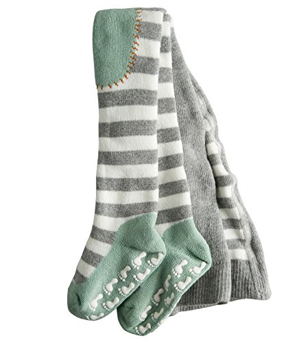 FALKE Unisex Baby Crawler Boy Full Tights, Grey (light Grey 3402), 0-3 Months (Manufacturer size: 62-68)