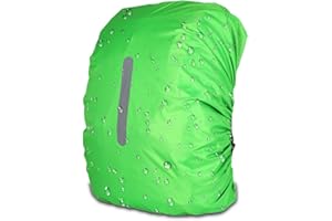 KHYYQUA Funda Impermeable para Mochila con Banda Reflectante, Cubre Mochila Impermeable al Aire Libre, 30L-40L, para Mochilas para Senderismo, Camping, Turismo, Ciclismo