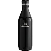 Stanley All Day Slim Soğuk Su Şişesi Termosu, 0.35 Litre, Siyah