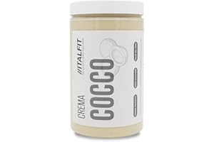 ITALFIT PIU' GUSTO, ZERO ZUCCHERI Crema Proteica Senza Zuccheri Aggiunti | Crema Spalmabile | Senza Conservanti e Coloranti | Senza Glutine e Olio di Palma | Prodotto Artigianale | Origine Sicilia | 250 gr (Cocco)