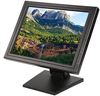 17" Touch Screen LCD Monitor Display w/POS Stand USB VGA Retail Restaurant Bar Last Minute Christmas Deals