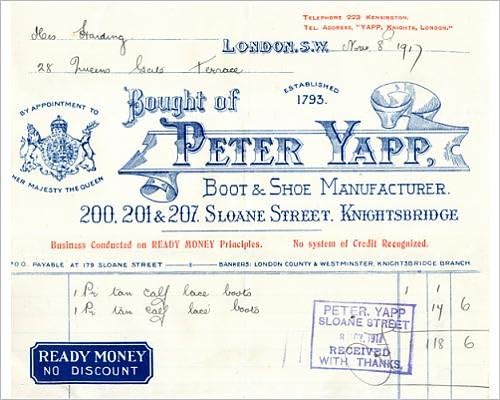 Photographic Print of Stationery, Peter Yapp, Knightsbridge, London