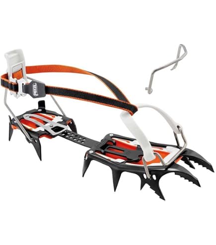 Fixation Arrière Back Flex Pour Crampons Petzl - Taille Unique - Compatible Chaussures Sans Talon Ou Snowboard