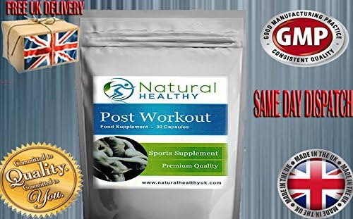 60 Post Workout - L-Glutamine - Sport diet supplement - high strength 2 months supply
