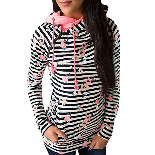 Preisvergleich Produktbild Pullover Damen Sweatshirt Rundhalsausschnitt drucken Oberteile Heart Love Lange Ärmel Warmer Pullover