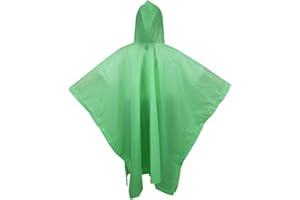 Durdiiy Poncho Impermeabile,Poncho Antipioggia per Donna e Uomo Riutilizzabil Eva Poncho Portatile Giacca Pioggia Poncho Unisex Cappotto da Pioggia con Cappuccio Mantella Antipioggia per Festival